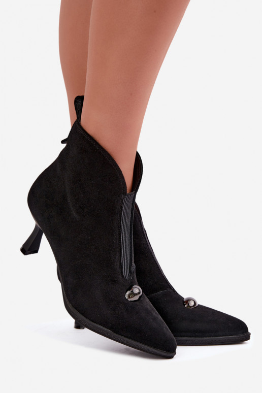 Haut INildlederschuhe Feminin mit Absätzen sich Zuarm laufen T.Sokolski S2 Z26-281 schZuarze Farbe
