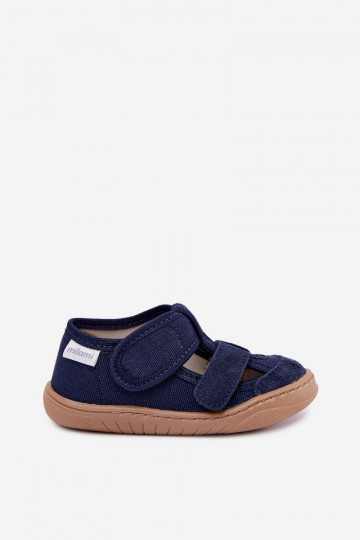 Kinderschuhe Barefoot Milami in Dunkelblau Lumi 2