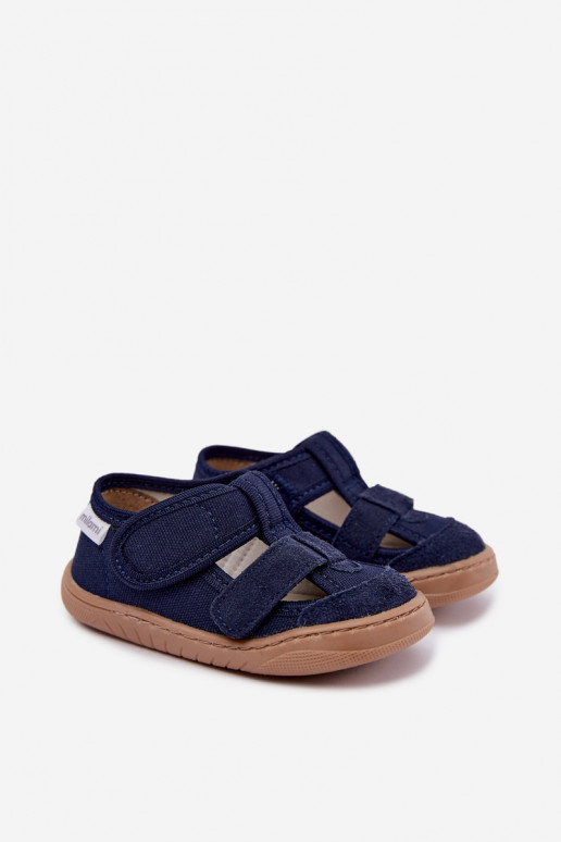 Kinderschuhe Barefoot Milami in Dunkelblau Lumi