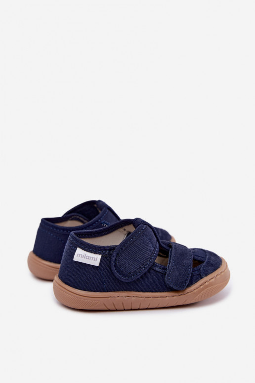 Kinderschuhe Barefoot Milami in Dunkelblau Lumi