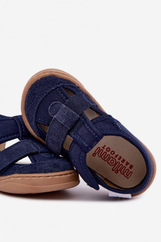 Kinderschuhe Barefoot Milami in Dunkelblau Lumi