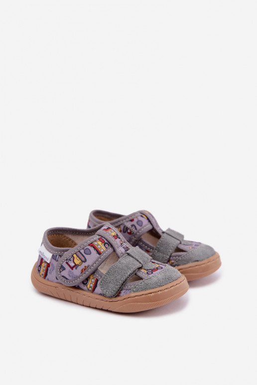 Kinderschuhe Barefoot Milami in Grau Lumi