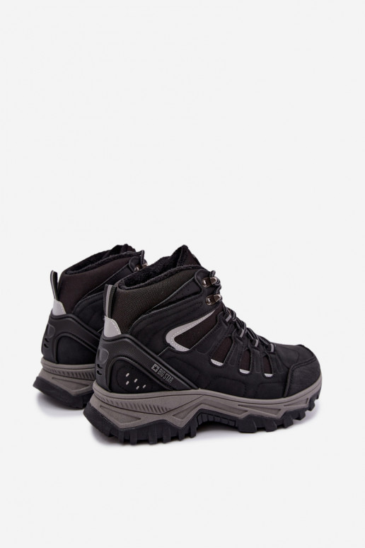 isolierte Wanderschuhe für Herren Big Star UU174317 in schwarzer Farbe