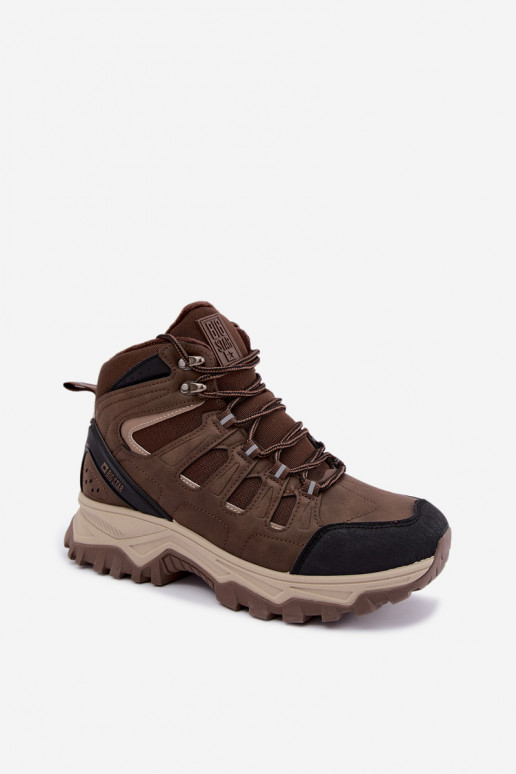 isolierte Wanderschuhe für Herren Big Star UU174316 in brauner Farbe