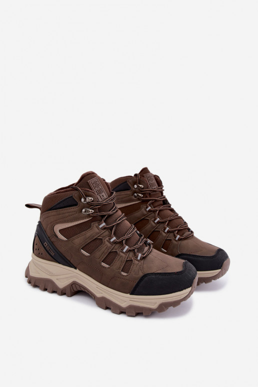 isolierte Wanderschuhe für Herren Big Star UU174316 in brauner Farbe