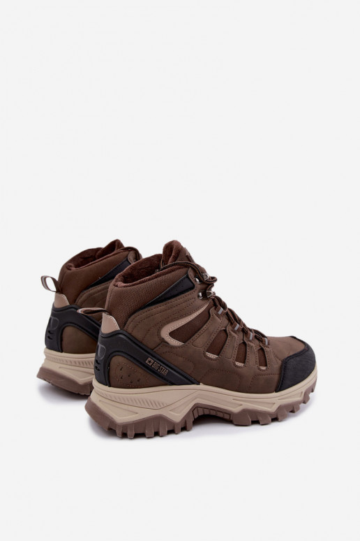 isolierte Wanderschuhe für Herren Big Star UU174316 in brauner Farbe