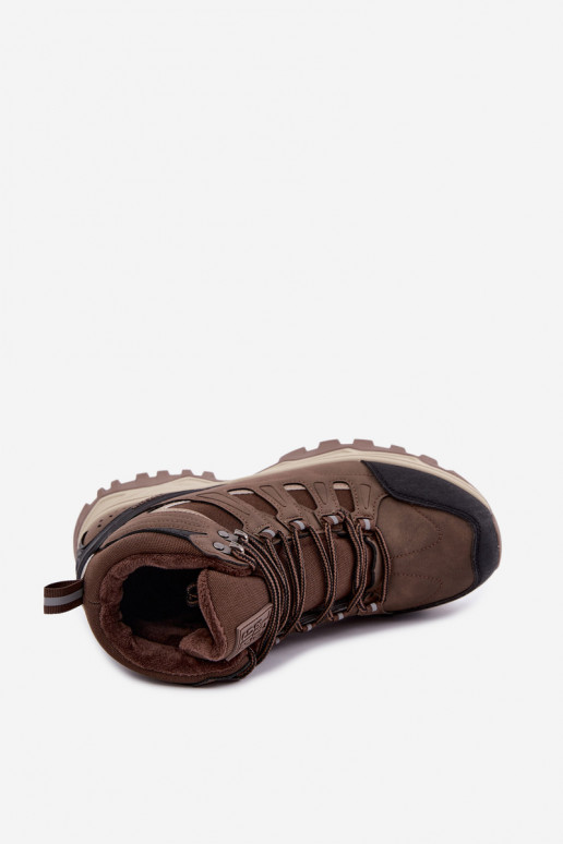 isolierte Wanderschuhe für Herren Big Star UU174316 in brauner Farbe