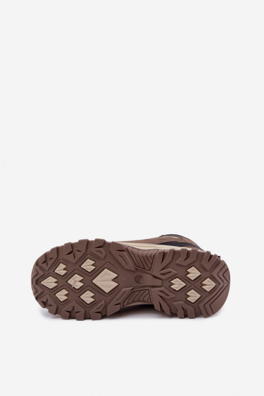 isolierte Wanderschuhe für Herren Big Star UU174316 in brauner Farbe