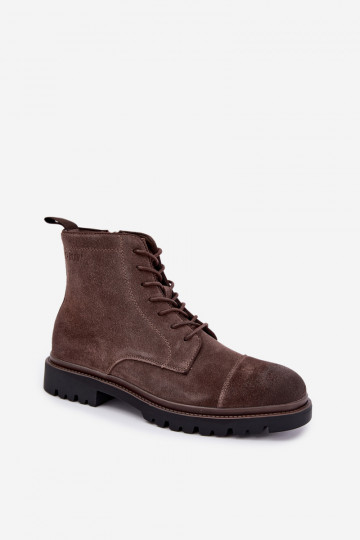 Wildlederschuhe für Herren Big Star UU174220 in Braun