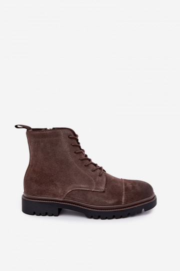 Wildlederschuhe für Herren Big Star UU174220 in Braun 2