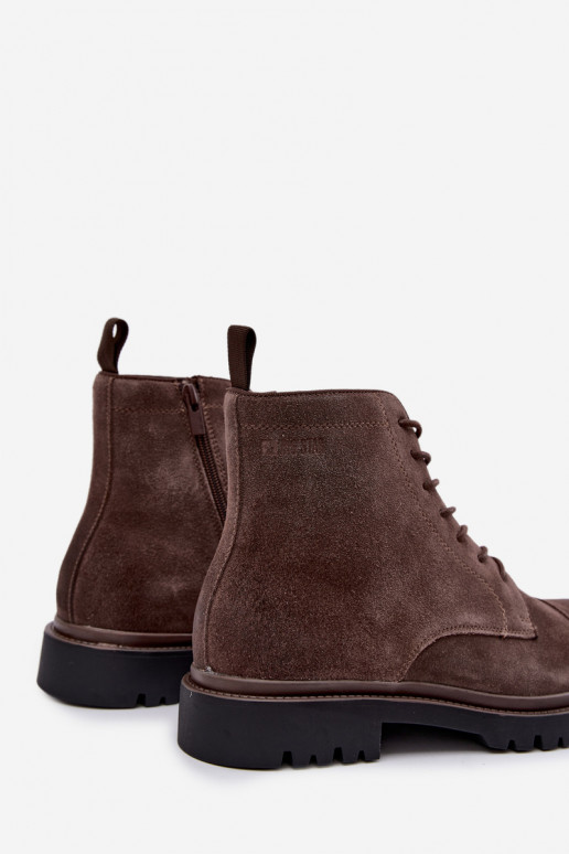 Wildlederschuhe für Herren Big Star UU174220 in Braun