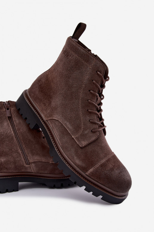Wildlederschuhe für Herren Big Star UU174220 in Braun