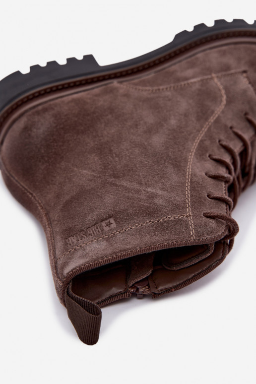 Wildlederschuhe für Herren Big Star UU174220 in Braun