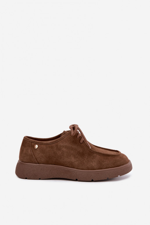 Damen Schuhe aus Kunstveloursleder Tai turiciejka K7189-04 in Sand