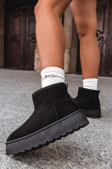 Schneestiefel mit Plattform Big Star UU274222 in Schwarz