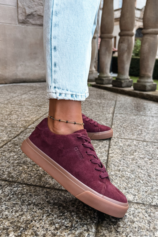 Damen-Sneaker Big Star UU274242 in Bordeaux