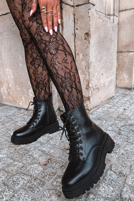 Damen-Stiefeletten Big Star UU274816 in Schwarz