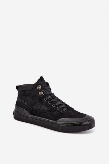 Wärmende Herren Freizeitschuhe Big Star UU174305 in Schwarz
