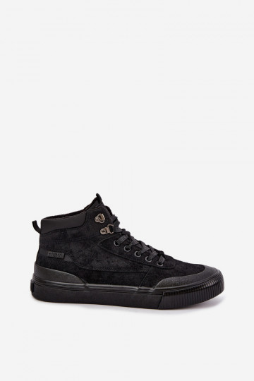 Wärmende Herren Freizeitschuhe Big Star UU174305 in Schwarz 2