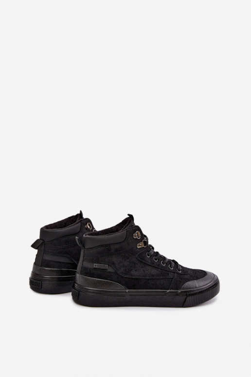 Wärmende Herren Freizeitschuhe Big Star UU174305 in Schwarz
