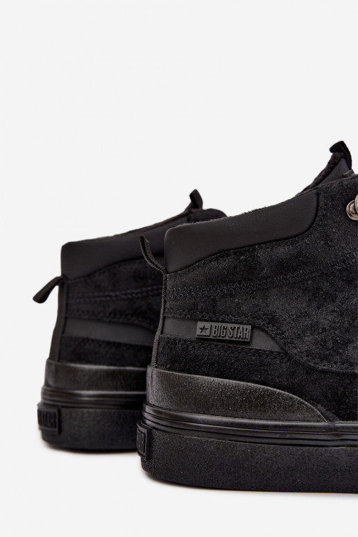 Wärmende Herren Freizeitschuhe Big Star UU174305 in Schwarz