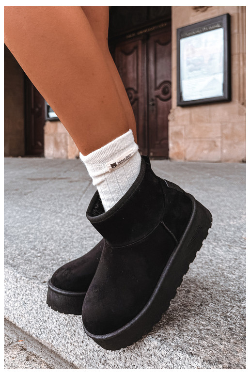 Schneestiefel mit Plattform Big Star UU274222 in Schwarz
