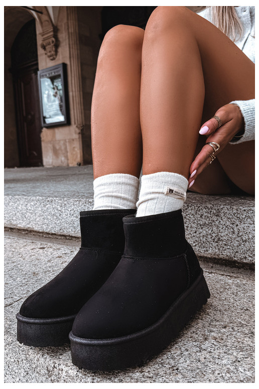 Schneestiefel mit Plattform Big Star UU274222 in Schwarz