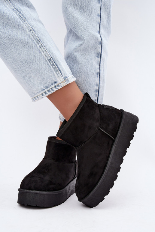 Schneestiefel mit Plattform Big Star UU274222 in Schwarz
