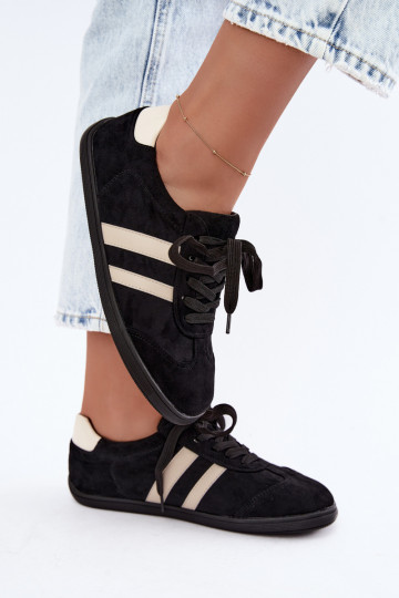 Damen Sneaker Barefoot in Schwarz Kessy