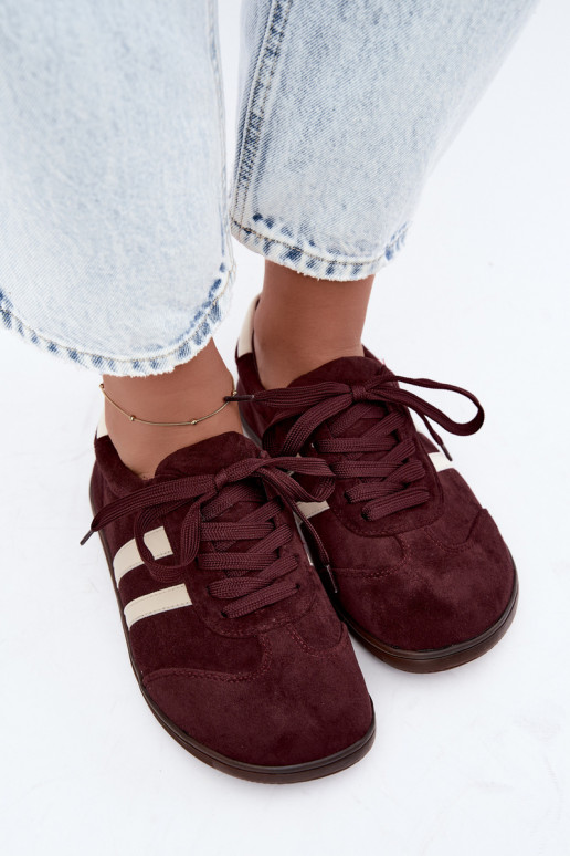 Damen Sneaker Barefoot in Bordeaux Kessy