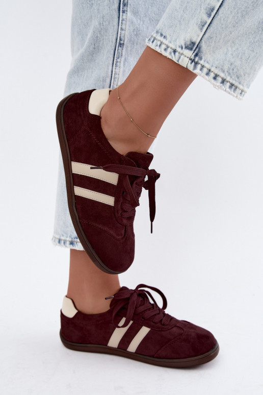 Damen Sneaker Barefoot in Bordeaux Kessy