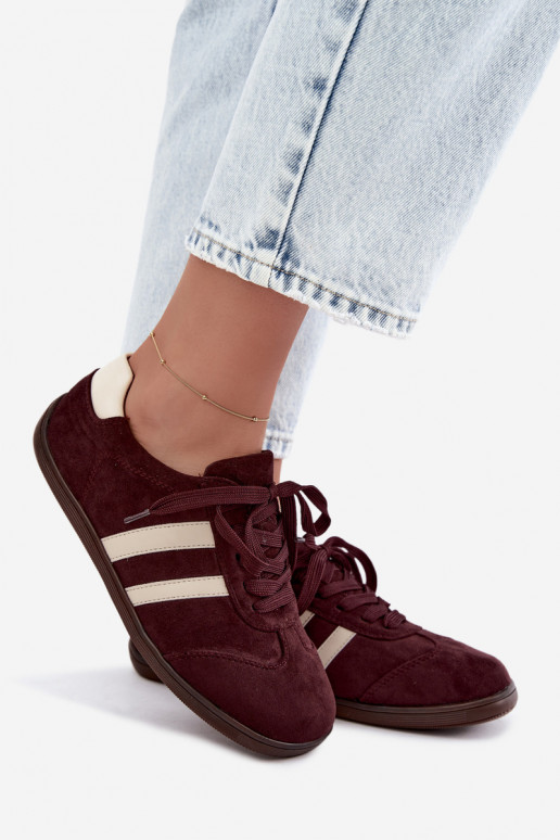 Damen Sneaker Barefoot in Bordeaux Kessy