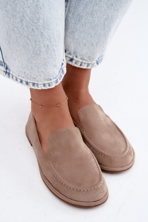 Damen Mokassins in Sandfarbe Mireliah