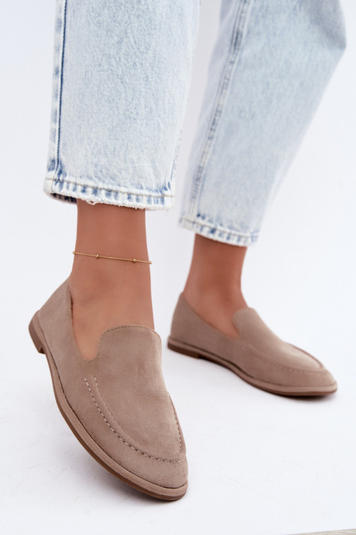 Damen Mokassins in Sandfarbe Mireliah
