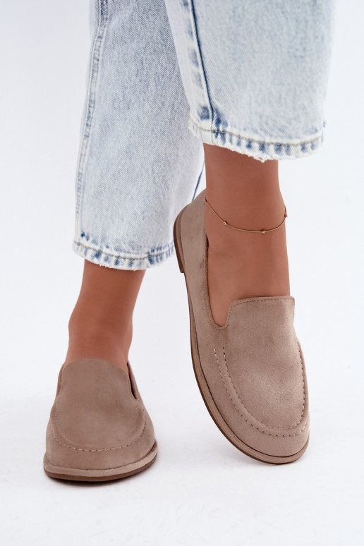Damen Mokassins in Sandfarbe Mireliah