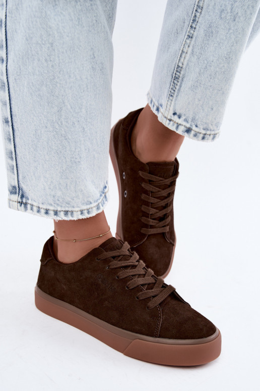 Damen Sneaker Big Star UU274243 schokoladenfarbe
