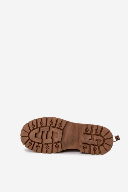 Beige Wildlederstiefel für Männer Big Star UU174253
