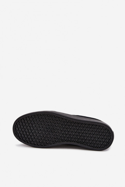 Schwarze isolierte Wildleder-Sneaker für Männer Big Star UU174118