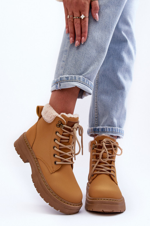 Braune Damen Schuhe mit Isolierung Jette
