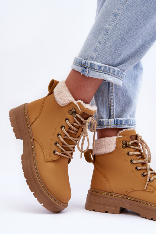 Braune Damen Schuhe mit Isolierung Jette