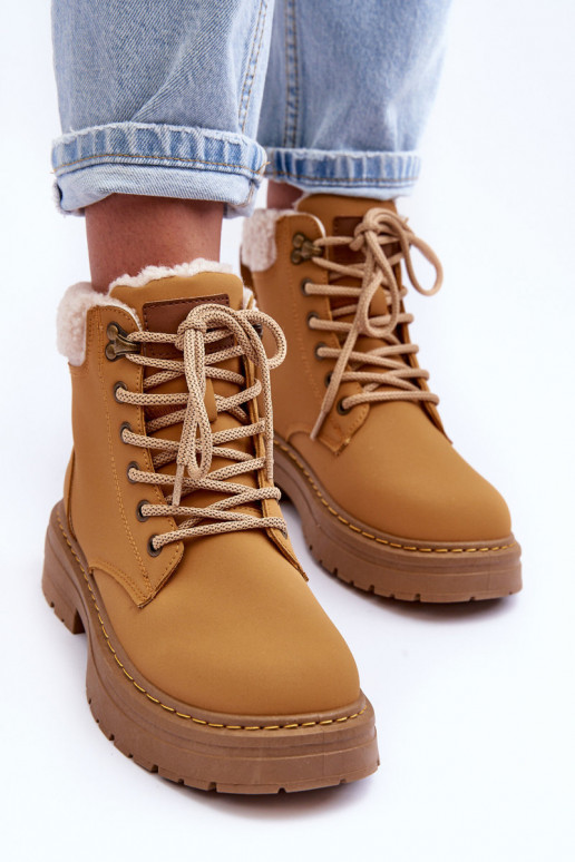 Braune Damen Schuhe mit Isolierung Jette