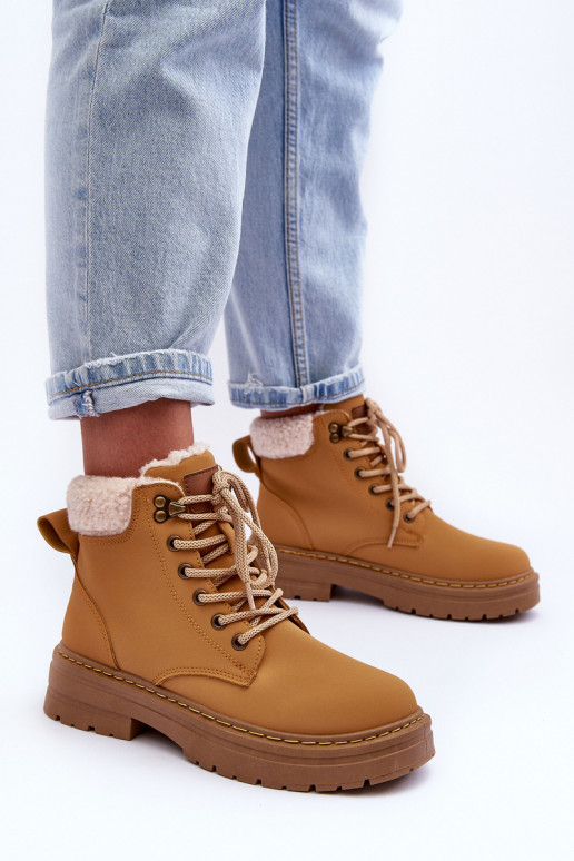 Braune Damen Schuhe mit Isolierung Jette