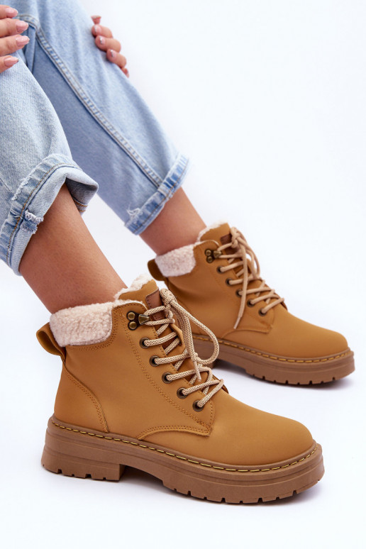 Braune Damen Schuhe mit Isolierung Jette