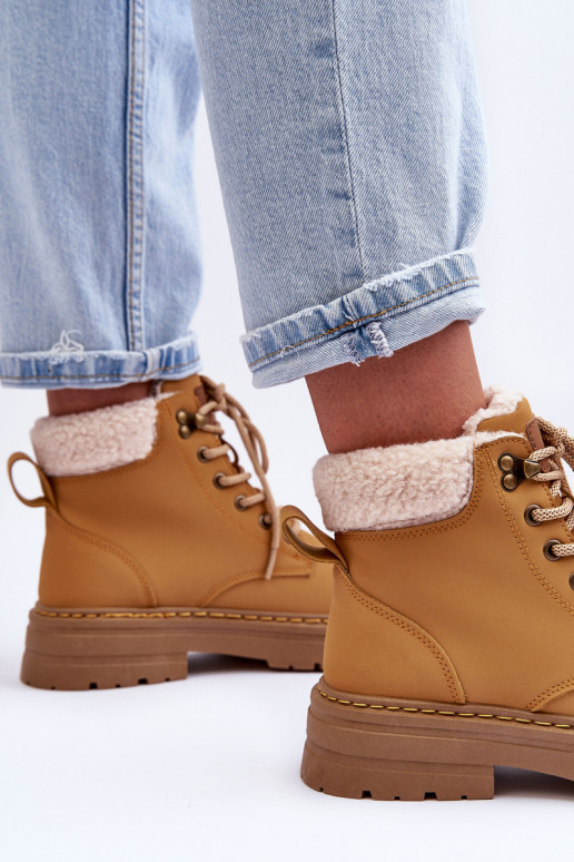 Braune Damen Schuhe mit Isolierung Jette
