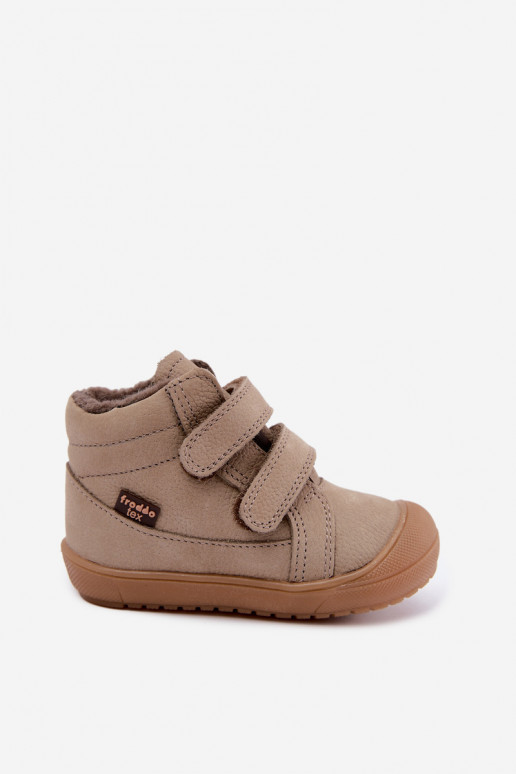 Leder Kinder Winterstiefel Froddo G2110138-4 sandfarben