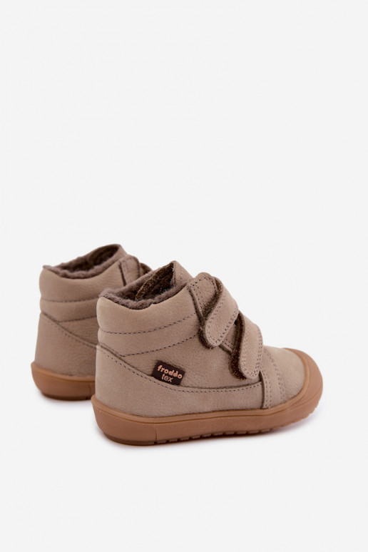Leder Kinder Winterstiefel Froddo G2110138-4 sandfarben