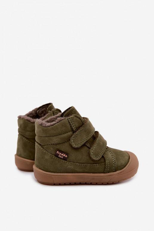 Leder Kinder Winterstiefel Froddo G2110138 grün