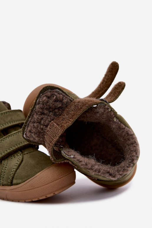 Leder Kinder Winterstiefel Froddo G2110138 grün