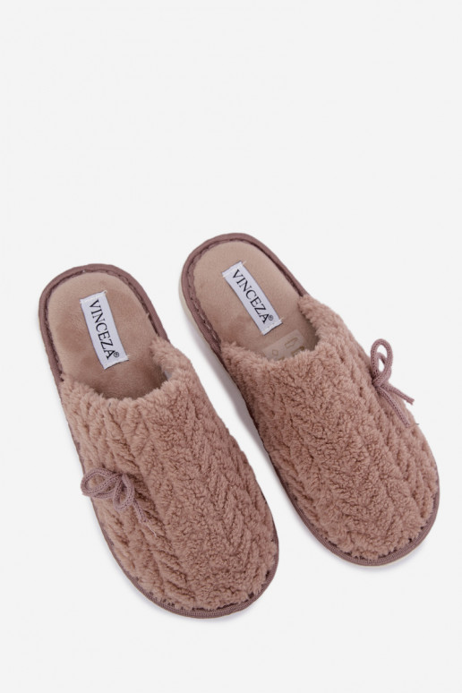 Damen Hausschuhe Vinceza 105109 sandfarben
