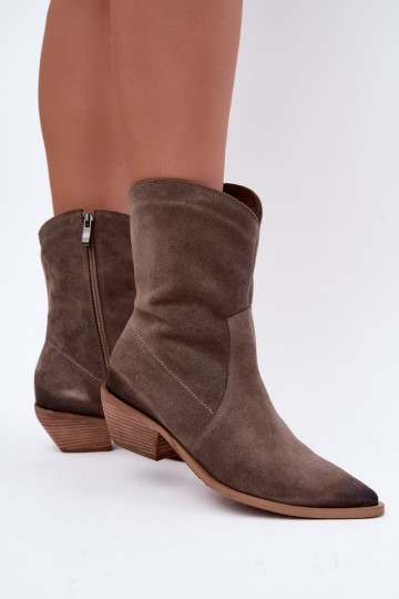 Haut INildlederschuhe CoZuboy-Stil sich Zuarm laufen Feminin Zazoo 4311 Beige